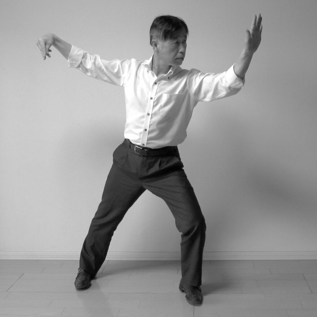 太極拳　単鞭　太极拳 单鞭